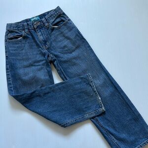 Old Navy boys loose fit blue jeans.  Size 8
